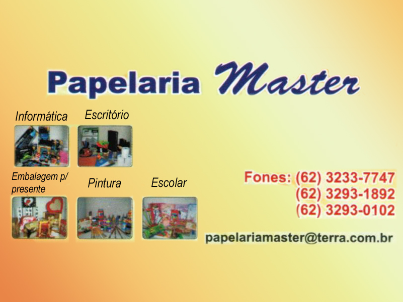 Logo de PAPELARIA MASTER