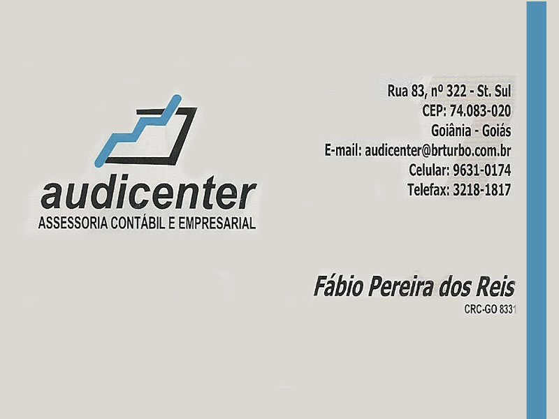 Logo de AUDICENTER ASSESSORIA CONTÁBIL E EMPRESARIAL
