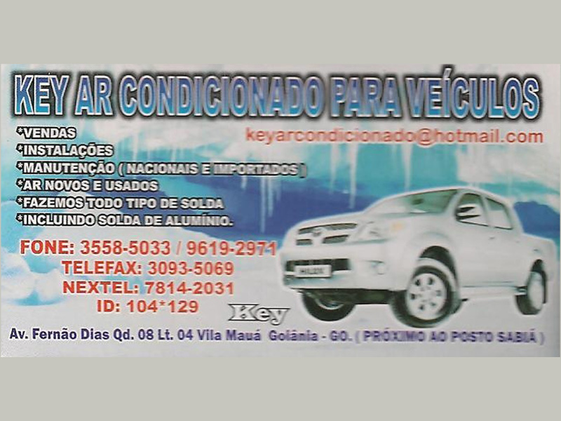 Logo de KEY AR CONDICIONADO PARA VEÍCULOS