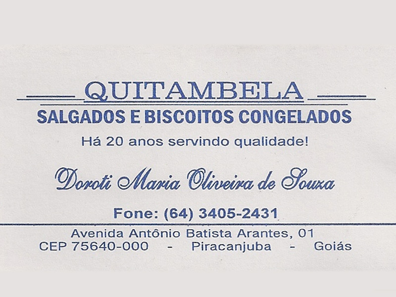 Logo de QUITAMBELA