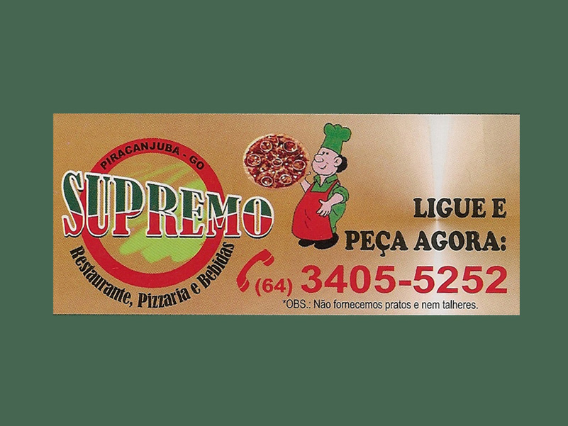 Logo de SUPREMO RESTAURANTE PIZZARIA E BEBIDAS