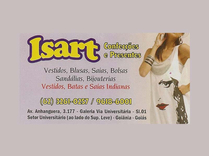 Logo de ISART CONFECÇÕES E PRESENTES