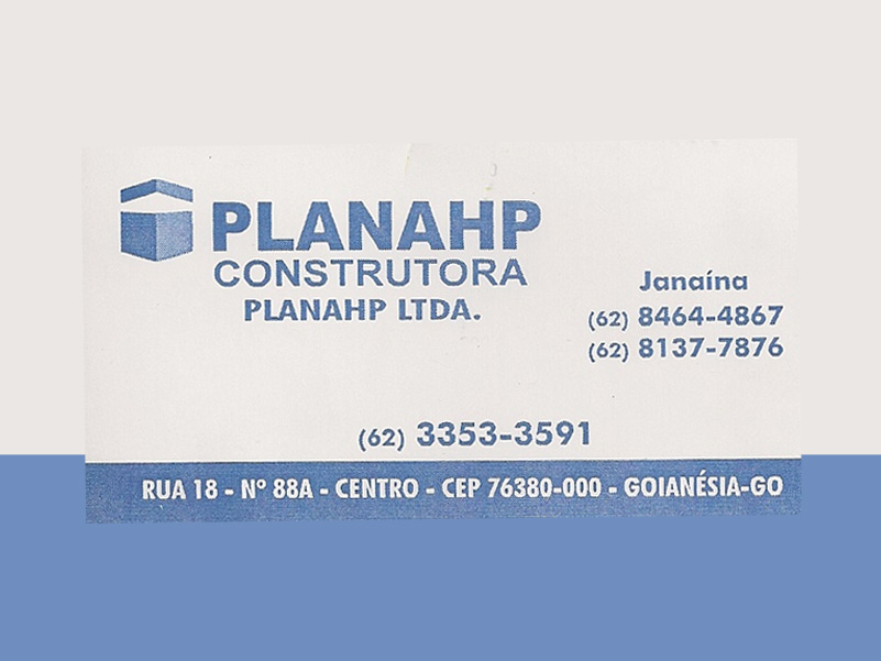 Logo de PLANAHP CONSTRUTORA