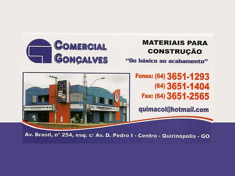 Logo de COMERCIAL GONÇALVES