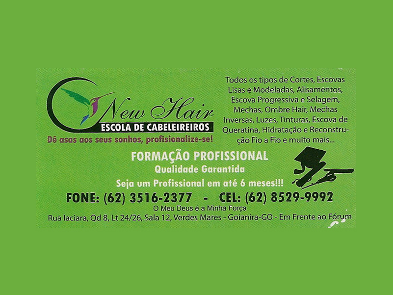 Logo de NEW HAIR ESCOLA DE CABELEIREIROS