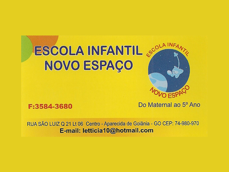 Logo de ESCOLA INFANTIL NOVO ESPAÇO
