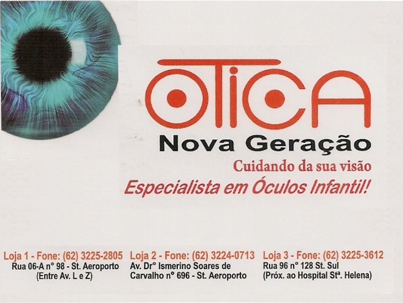 Logo de ÓTICA NOVA GERAÇÃO