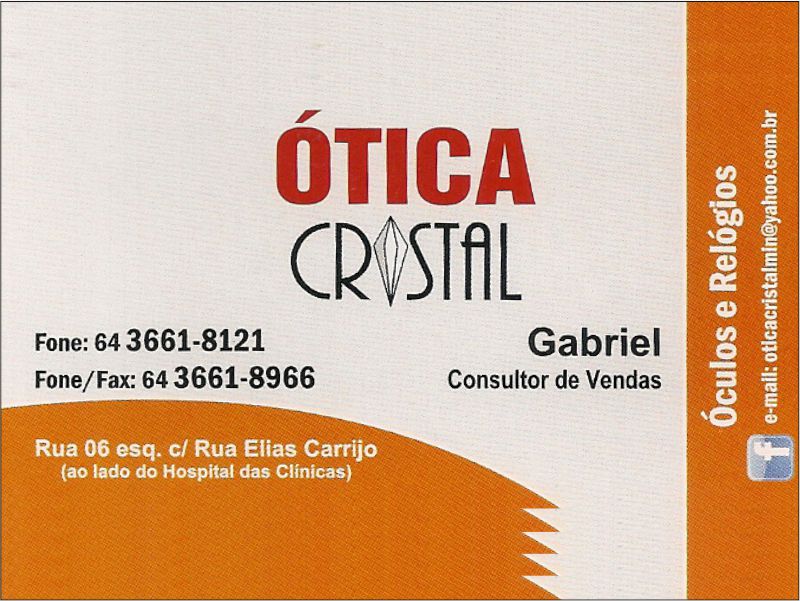Logo de ÓTICA CRISTAL