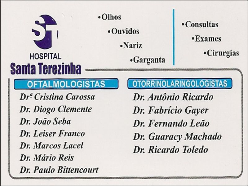 Logo de HOSPITAL SANTA TEREZINHA