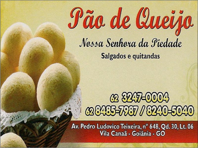 Logo de PÃO DE QUEIJO NOSSA SENHORA DA PIEDADE