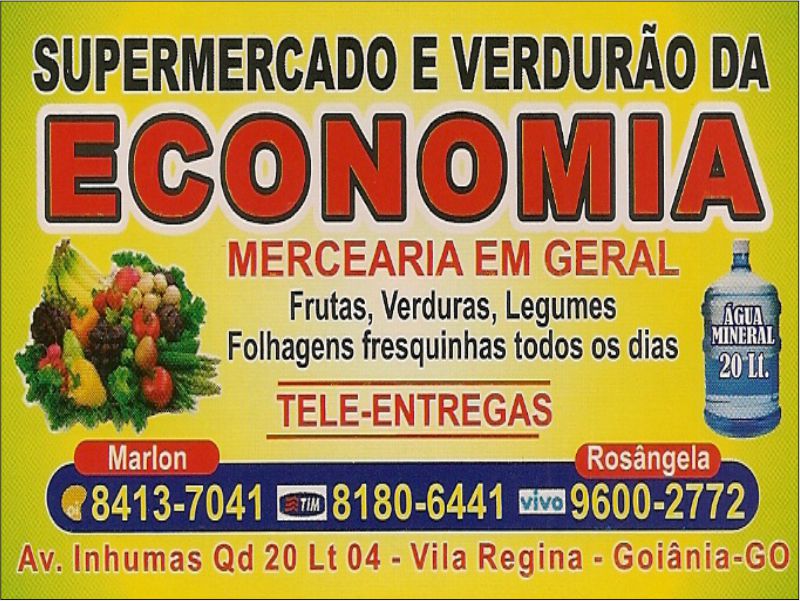 Logo de SUPERMERCADO E VERDURÃO DA ECONOMIA