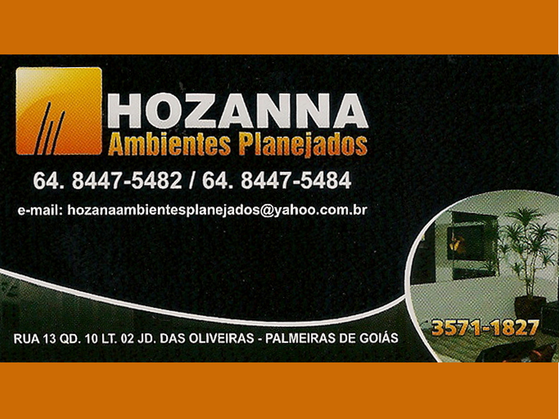 Logo de HOZANNA AMIBENTES PLANEJADOS