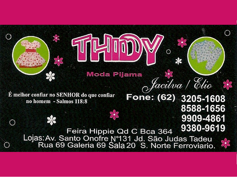 Logo de THIDY CONFEÇÕES