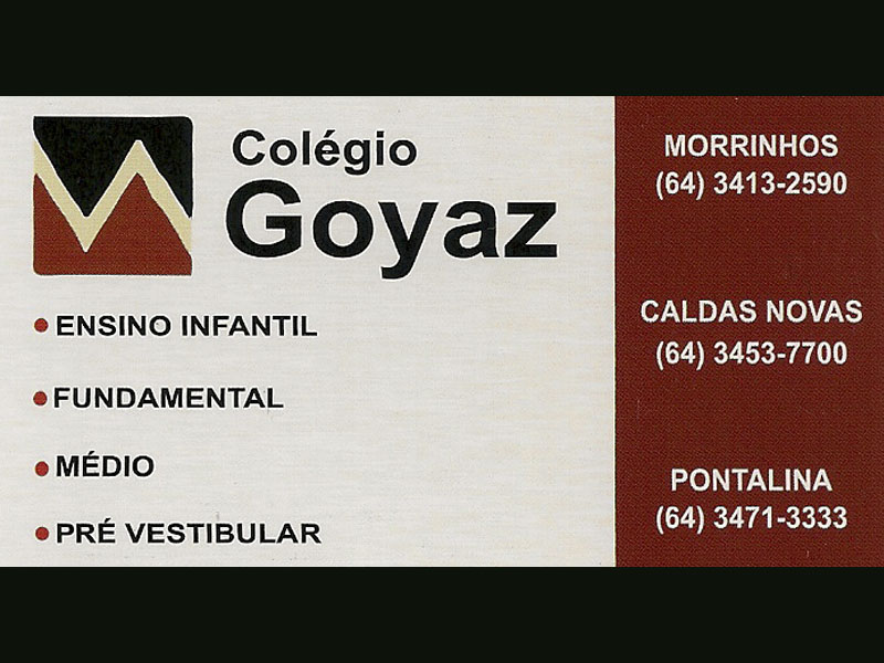 Logo de COLÉGIO GOYAZ