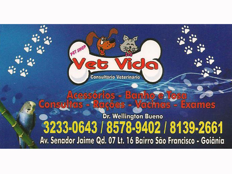 Logo de VET VIDA PET SHOP E CONSULTÓRIO
