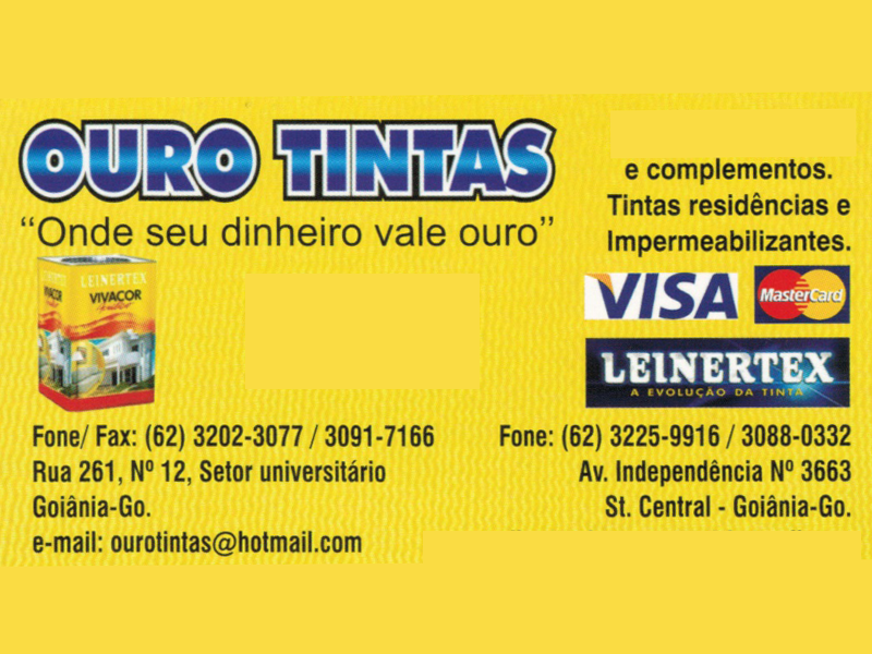 Logo de OURO TINTAS
