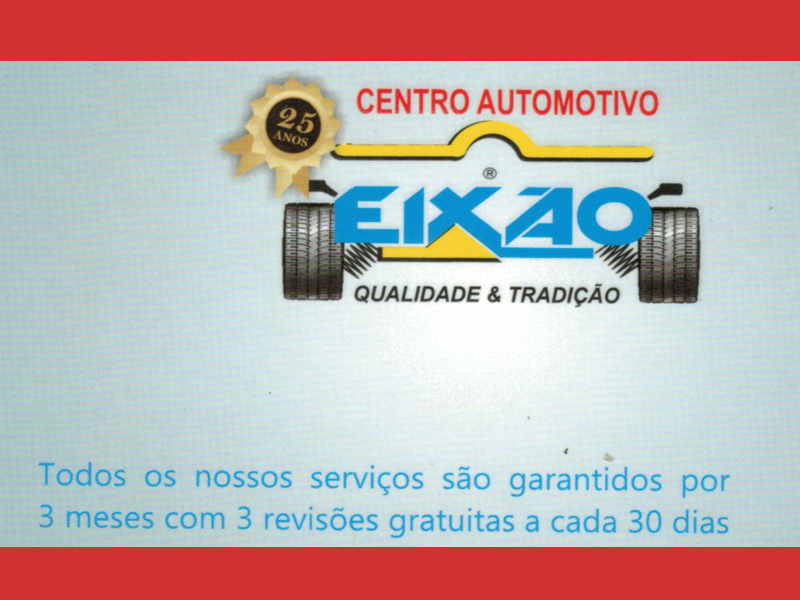 Logo de EIXÃO CENTRO AUTOMOTIVO