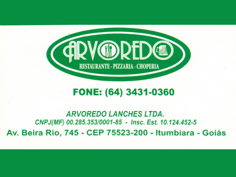 Logo de ARVOREDO RESTAURANTE-PIZZARIA-CHOPERIA