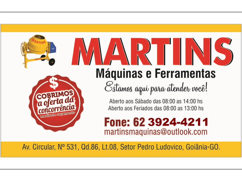 Logo de MARTINS MÁQUINAS E FERRAMENTAS